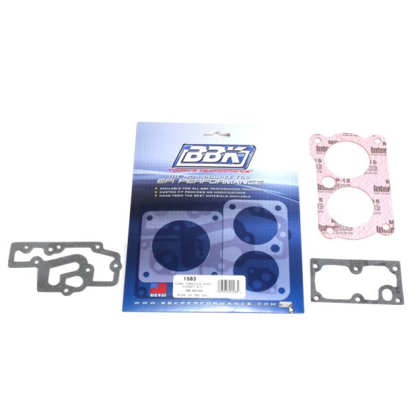 BBK 85-97 GM 305350 LT1 Twin 52mm Throttle Body Gasket Kit Cheap