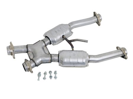 BBK 94-95 Mustang 5.0 Short Mid X Pipe With Catalytic Converters 2-1 2 For BBK Long Tube Headers Cheap