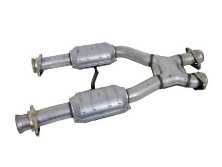 BBK 79-93 Mustang 5.0 Short Mid X Pipe With Catalytic Converters 2-1 2 For BBK Long Tube Headers Cheap