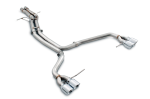 AWE Tuning Porsche Macan Touring Edition Exhaust System - Chrome Silver 102mm Tips For Sale