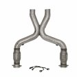 BBK 11-14 Mustang 5.0 Short Mid X Pipe With Catalytic Converters 3.0 For BBK Long Tube Headers For Sale