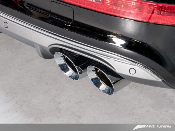 AWE Tuning Audi 8R SQ5 Touring Edition Exhaust - Quad Outlet Chrome Silver Tips Discount