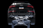 AWE Tuning Audi B9 SQ5 Resonated Touring Edition Cat-Back Exhaust - No Tips (Turn Downs) Hot on Sale