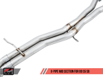 AWE Tuning Audi B9 S5 Sportback Touring Edition Exhaust - Non-Resonated (Silver 102mm Tips) Fashion