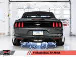 AWE Tuning S550 Mustang EcoBoost Axle-back Exhaust - Touring Edition (Diamond Black Tips) Sale