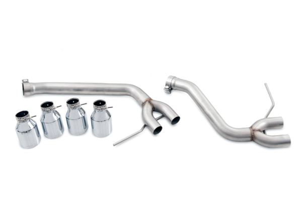 AWE Tuning Porsche Macan Track Edition Exhaust System - Chrome Silver 102mm Tips on Sale