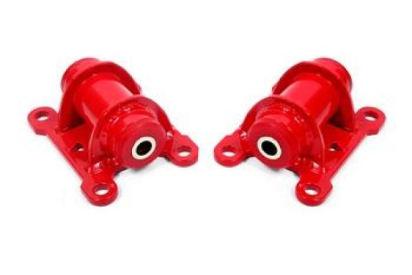 BMR 98-02 Chevrolet Camaro Motor Mount Kit (Steel) w  Poly Bushings - Red Hot on Sale