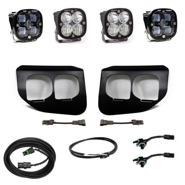 Baja Designs Ford Super Duty (20-On) Fog Lights Dual FPK SAE Pro DC Baja Designs w Upfitter For Cheap