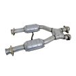 BBK 79-93 Mustang 5.0 Short Mid X Pipe With Catalytic Converters 2-1 2 For BBK Long Tube Headers Cheap