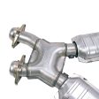 BBK 96-04 Mustang 4.6 GT   Cobra Short Mid X Pipe w Catalytic Converters 2-1 2 For Long Tube Headers Discount