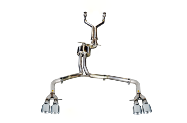 AWE Tuning Audi C7   C7.5 S7 4.0T Track Edition Exhaust - Chrome Silver Tips For Discount