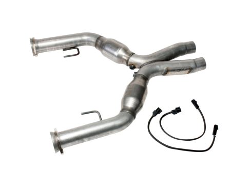 BBK 05-10 Mustang 4.6 Short Mid X Pipe With Catalytic Converters 2-3 4 For BBK Long Tube Headers Online