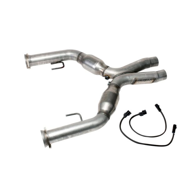 BBK 05-10 Mustang 4.6 Short Mid X Pipe With Catalytic Converters 2-3 4 For BBK Long Tube Headers Online