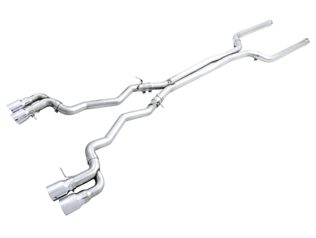 AWE Tuning 18-19 BMW M5 (F90) 4.4T AWD Cat-back Exhaust - Track Edition (Chrome Silver Tips) Fashion