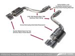 AWE Tuning Panamera 2 4 Touring Edition Exhaust (2011-2013) - w Chrome Silver Tips For Cheap