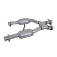 BBK 79-93 Mustang 5.0 Short Mid X Pipe With Catalytic Converters 2-1 2 For BBK Long Tube Headers Cheap