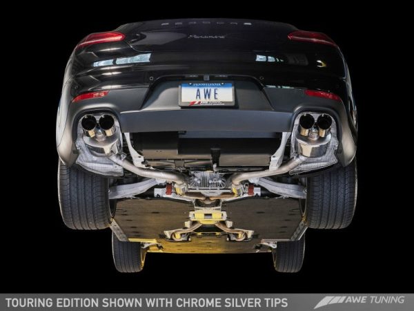 AWE Tuning Panamera 2 4 Touring Edition Exhaust (2014+) - w Chrome Silver Tips For Discount