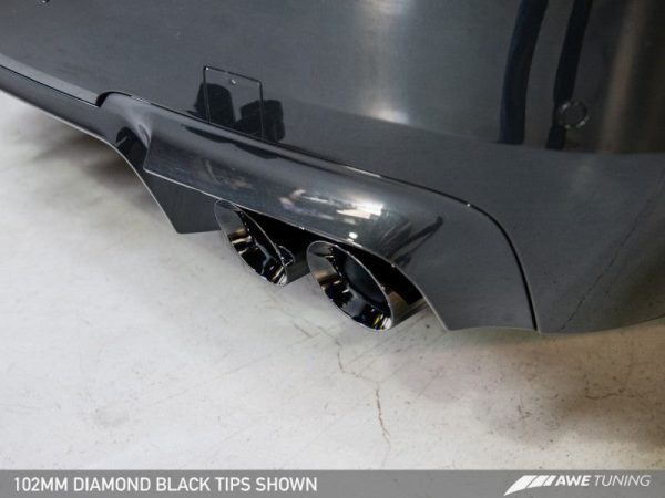 AWE Tuning BMW F10 M5 Touring Edition Axle-Back Exhaust Diamond Black Tips Online