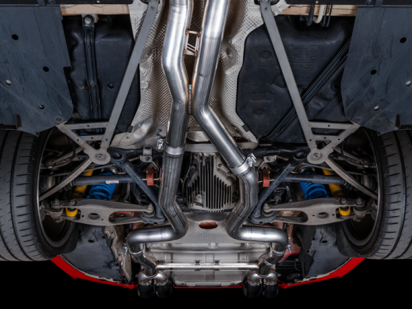 AWE Tuning BMW F8X M3 M4 Track Edition Catback Exhaust - Diamond Black Tips Online