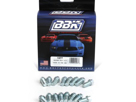 BBK Ford SBF 302 351W Exhaust Header Bolt Kit - 3 8-16 0.75in (16) Online Sale