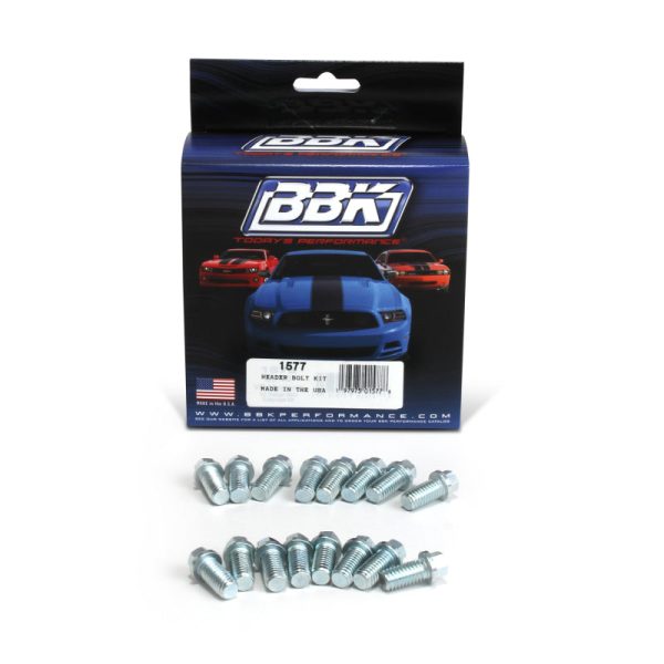 BBK Ford SBF 302 351W Exhaust Header Bolt Kit - 3 8-16 0.75in (16) Online Sale