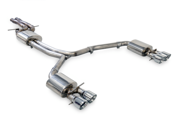 AWE Tuning Audi C7.5 A7 3.0T Touring Edition Exhaust - Quad Outlet Chrome Silver Tips Cheap