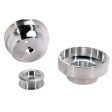 BBK 88-95 GM Truck 4.3 5.0 5.7 Underdrive Pulley Kit - Lightweight CNC Billet Aluminum (3pc) Hot on Sale