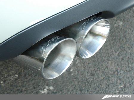 AWE Tuning Audi B7 S4 Track Edition Exhaust - Polished Silver Tips Hot on Sale