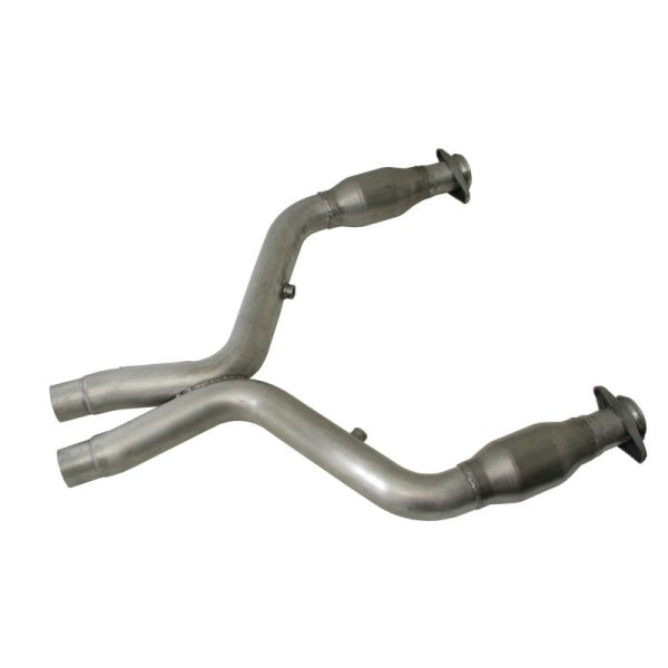 BBK 05-10 Mustang 4.6 Short Mid X Pipe With Catalytic Converters 2-3 4 For BBK Long Tube Headers Online