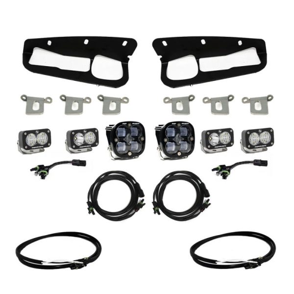 Baja Designs 2021+ Ford Bronco Clear SAE Fog Pocket Kit w Upfitter Hot on Sale