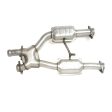 BBK 96-04 Mustang 4.6 GT   Cobra Short Mid X Pipe w Catalytic Converters 2-1 2 For Long Tube Headers Discount