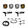 Baja Designs 2021+ Ford F150 Fog Pocket Kit SAE Amber Squadron Sport DC with Upfitter Discount