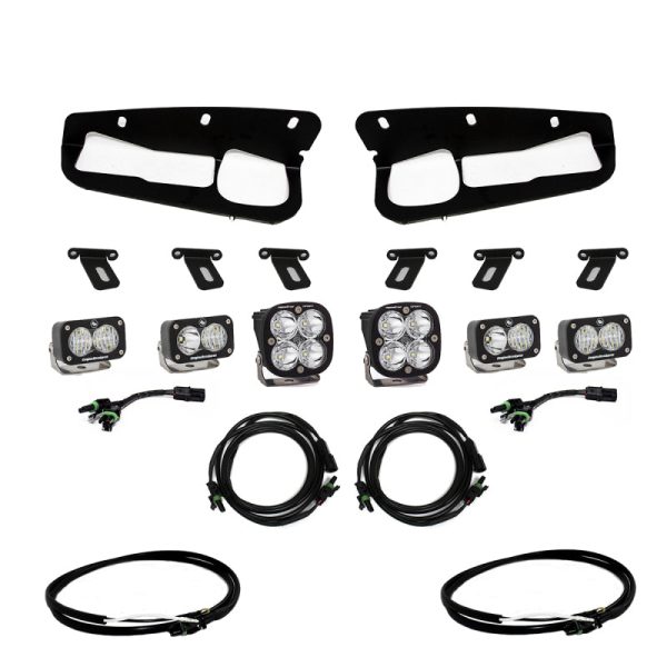 Baja Designs 2021+ Ford Bronco Fog Pocket Kit 21-Up Sportsmen w Upfitter For Cheap