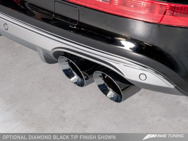 AWE Tuning Audi 8R SQ5 Touring Edition Exhaust - Quad Outlet Diamond Black Tips Supply