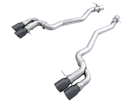 AWE Tuning 18-19 BMW F90 M5 Track Edition Axle-Back Exhaust- Black Diamond Tips Cheap