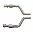 BBK 05-15 Dodge Challenger Charger Short Mid X Pipe w Catalytic Converters 2-3 4 For LT Headers Cheap