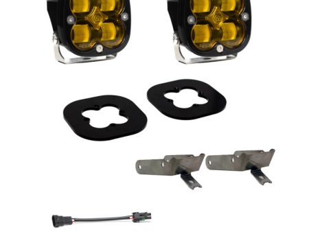 Baja Designs 11-16 Ford Super Duty Fog Pocket Kit - Amber Sale