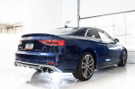 AWE Tuning Audi B9 S5 Coupe 3.0T Track Edition Exhaust - Chrome Silver Tips (102mm) For Sale