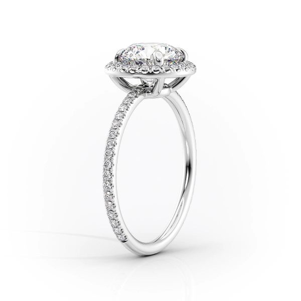 The Michelle Set With A 1.5 Carat Oval Lab Diamond on Sale