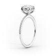 The Pave Kamellie Set With A 2 Carat Marquise Lab Diamond For Cheap