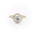 The Michelle Set With A 2 Carat Round Lab Diamond Hot on Sale