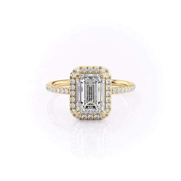 The Michelle Set With A 3 Carat Emerald Lab Diamond Online Sale